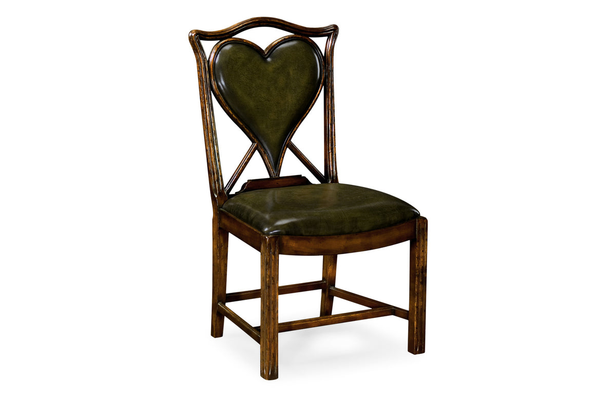 Playing Card "Heart" Side Chair Fine Furniture Purchasing Exchange