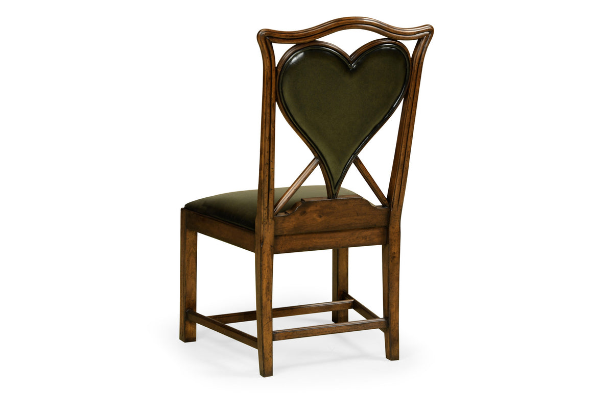 Playing Card "Heart" Side Chair Fine Furniture Purchasing Exchange