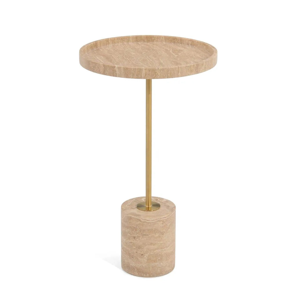 TRAVERTINE MARTINI TABLE Fine Furniture Purchasing Exchange Group, Inc.