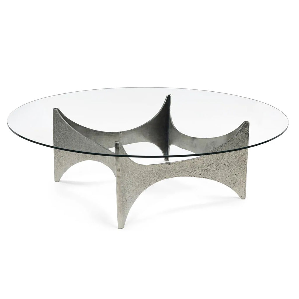 ARC NICKEL COCKTAIL TABLE Fine Furniture Purchasing Exchange Group, Inc.