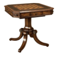The Intersection of Craftsmanship: Fortuny Lighting and Maitland Smith Game Table