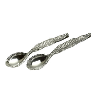 Alligator Figural Serving Set