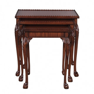 SALEM NESTING TABLES WOOD TOP