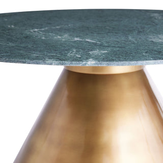 Josie Marble and Antique Brass Coffee Table - Elegant Design with Natural Materials