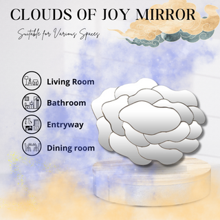 喜びの雲の鏡
