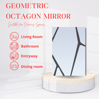 Un-Frame Me Mirror - Modern Frameless Wall Mirror- Contemporary Home Decor- Unique Reflective Art Piece
