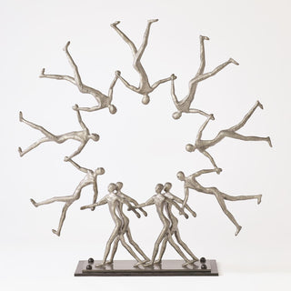 FIGURAL MOVEMENT-LIGHT GUNMETAL