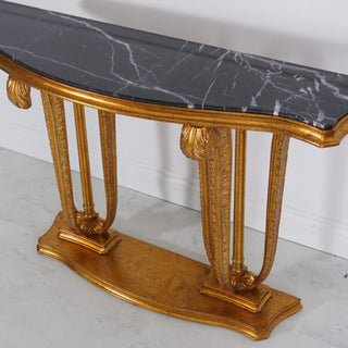 CONSOLE TABLE PLUME MARBLE TOP