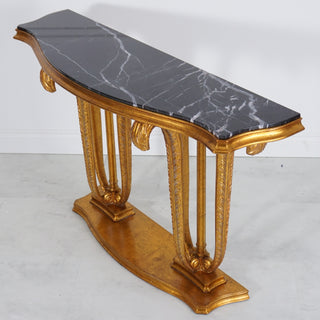 CONSOLE TABLE PLUME MARBLE TOP