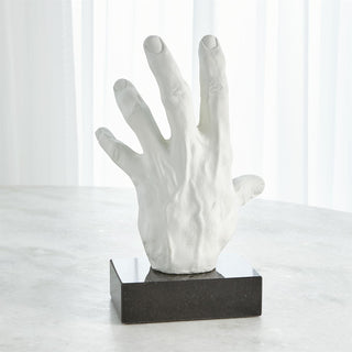 HAND OPEN-MATTE WHITE