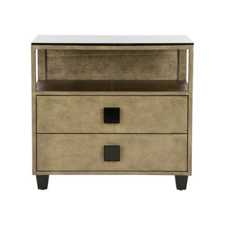 Pendry Nightstand with Shagreen Finish – Modern Luxury Design