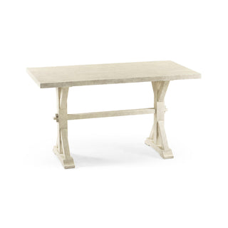 Casual 54" White Wash Dining Table - Driftwood Finish