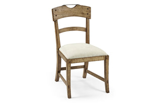Casual Planked Dining Side Chair 491076-SC-DTM-F400