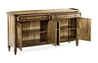 Casual Medium Driftwood Four Door Sideboard 491025-DTM