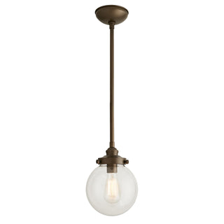 Reeves Small Outdoor Pendant - Contemporary Hanging Light Fixture for Outdoor Spaces