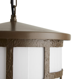 Shani Outdoor Pendant Light - Aged Brass Finish - Stylish Lighting for Gardens and Patios