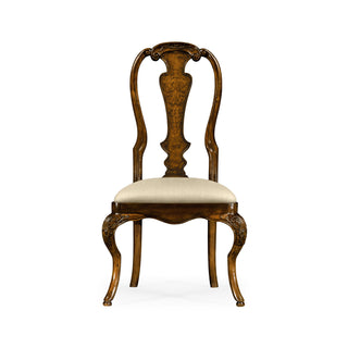 William & Mary Inlaid Side Chair 492852-SC-WAL-F001