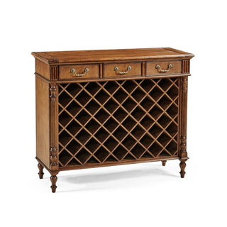 Jonathan Charles Wine Cabinet Cottage Walnut