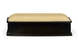 Faux Shagreen Bronze Box (Cream) 494115-FBR-SGC