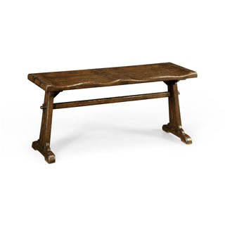 Oak Tavern Dining Bench - Dark Brown Tudor Oak Finish | JC Casual Collection