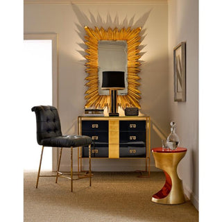 Jonathan Charles Wall Mirror Sunburst - Gold