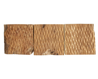 Natural Teak Wood Root Kalona Wall Plaques, Set of 3