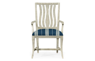 Eva Cloudy Oak Dining Arm Chair 530113-AC-CLO