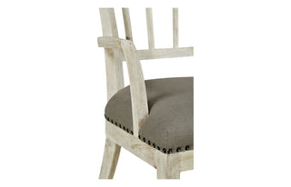 Lucillo Washed Acacia Carver Arm Chair