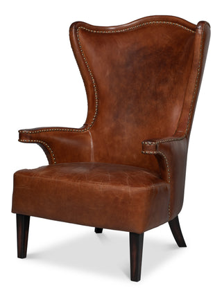 Drake Distilled Leather Chair