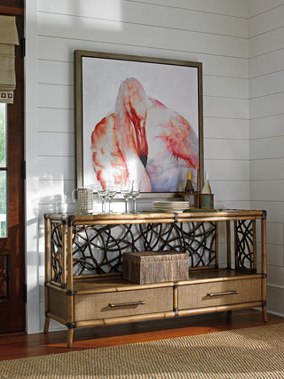 TWIN PALMS     BY TOMMY BAHAMA HOME SONESTA SERVING CONSOLE