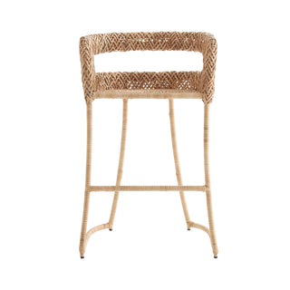 Macon Bar Stool - Handwoven Rattan Design with Organic Vibes