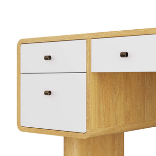 Saylor Desk - Oyster - Clean and Contemporary Workspace Essential