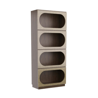 Reinhardt Bookcase - Sable - Organize Your Space in Rich, Elegant Style