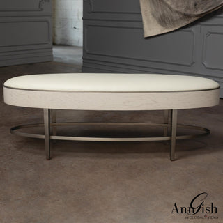 ELLIPSE BENCH-IVORY