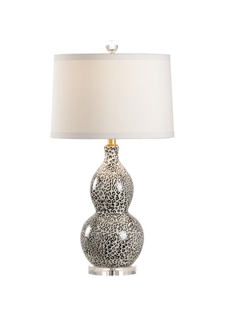 Snow Leopard Lamp - Gray