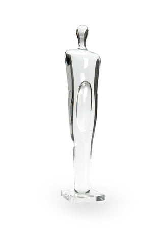 Silhouette Figure - Clear Glass Sculptures (Large & Small)