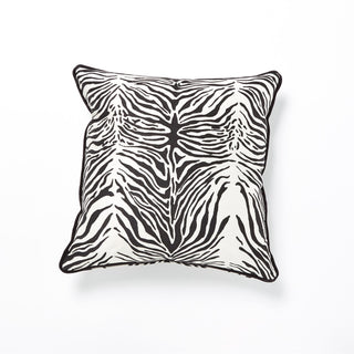 ZEBRA PILLOW-WHITE & BLACK