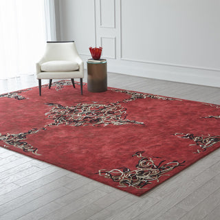 PARLOR RUG-DEEP RED