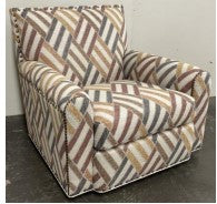 TOMMY BAHAMA UPHOLSTERY     BY TOMMY BAHAMA HOME STIRLING PARK SWIVEL CHAIR