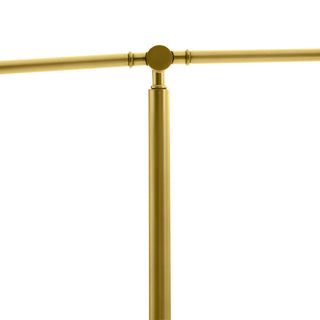 Newark Floor Lamp - Transitional Style with Cantilever Steel Construction and White Marble Base