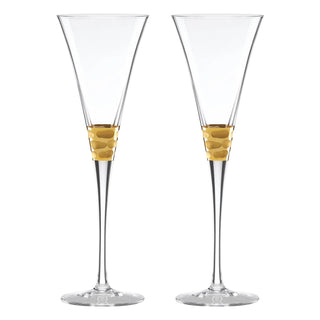 Truro Toasting Flute Pair  11" 8 oz