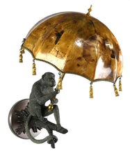 Load image into Gallery viewer, Maitland Smith Pair of Monkey Wall Lamps-8119-19