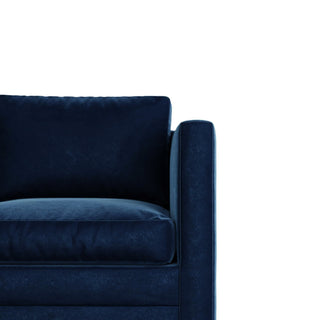 Arteriors Sebastian Sofa - Indigo Velvet