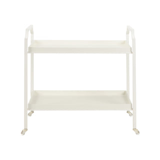 Blake Bar Cart – Modern White Finish with Sleek Design