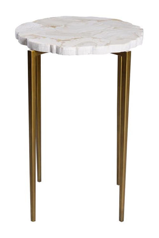 89-0410 - Fossil Top Accent Table (SH07-123118)