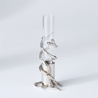 BRANCH BUD VASE-NICKEL