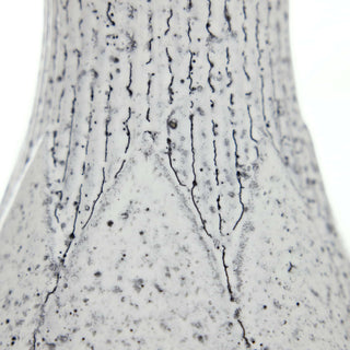 Lotus Inspired Tilling Vase - Reactive Ice Porcelain