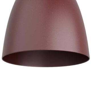 Oxblood Steel Antique Brass Flush Mount Light Fixture - Damp Rated