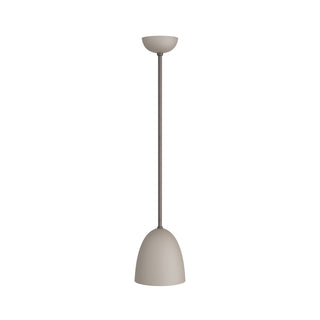 Wade Flush Mount Matte Taupe Steel Shade