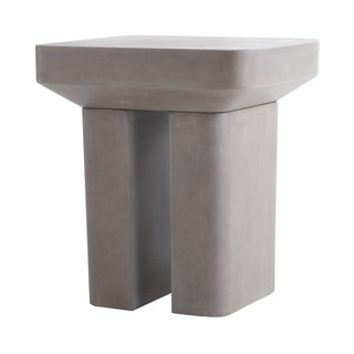 Spiazzo End Table - Natural Finish for Rustic Elegance